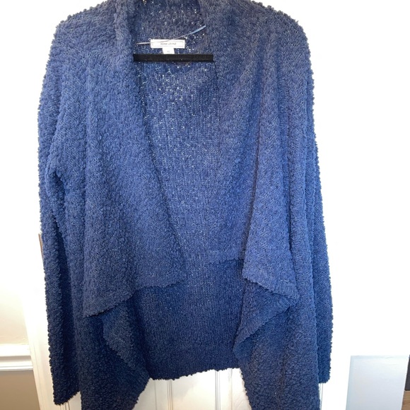 Adam Levine Collection Blue Cardigan Sweater - Picture 1 of 6